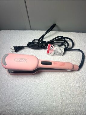 TYMO Rovy Compact Wave Hair Curling Iron Ceramic Pink HC507P